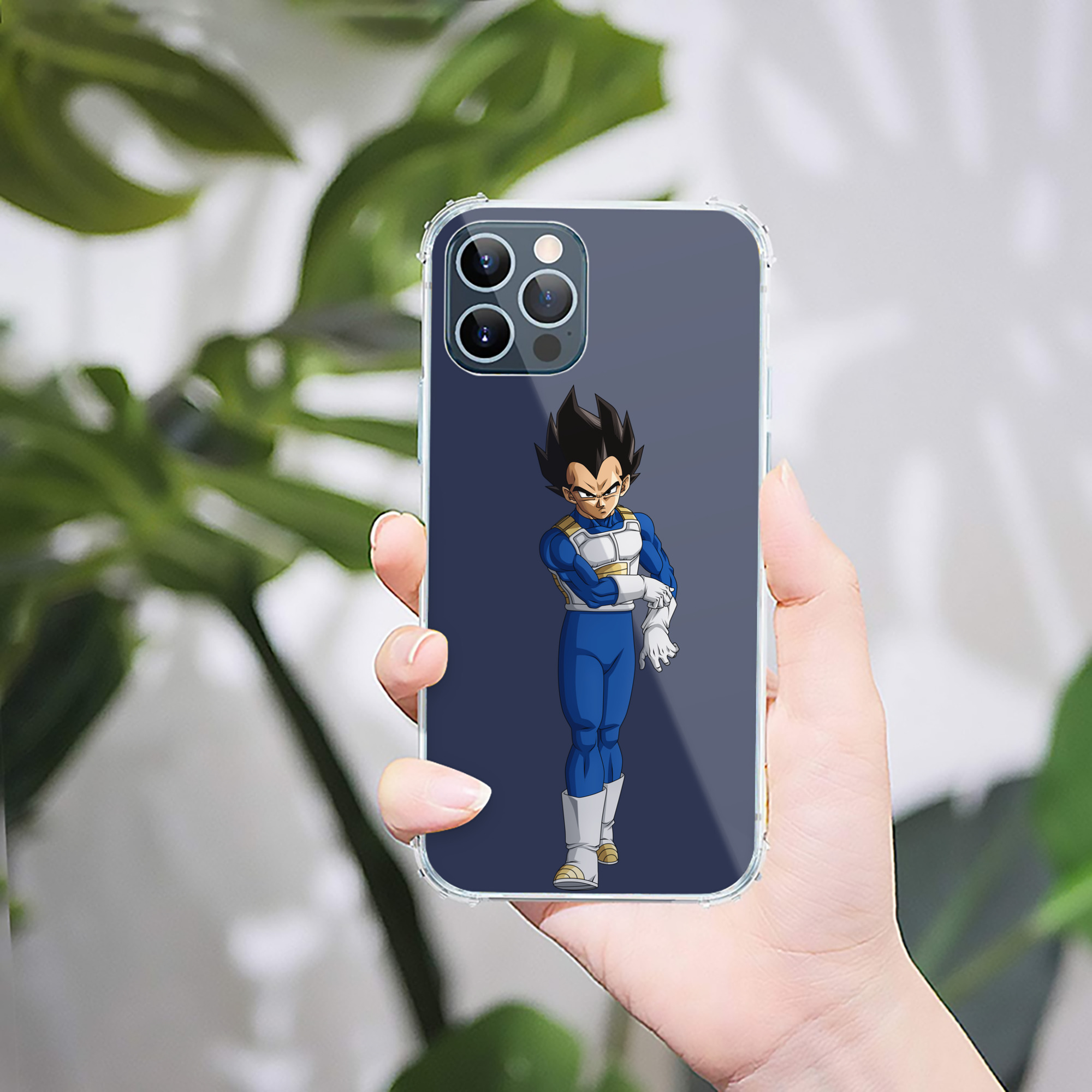 （画像用） ドラゴンボール ベジータ四世（Bejīta Yonsei）DRAGON BALL Vegeta IV 【iPhone 12シリーズ対応】透明スマホケース（クリアソフトケース）